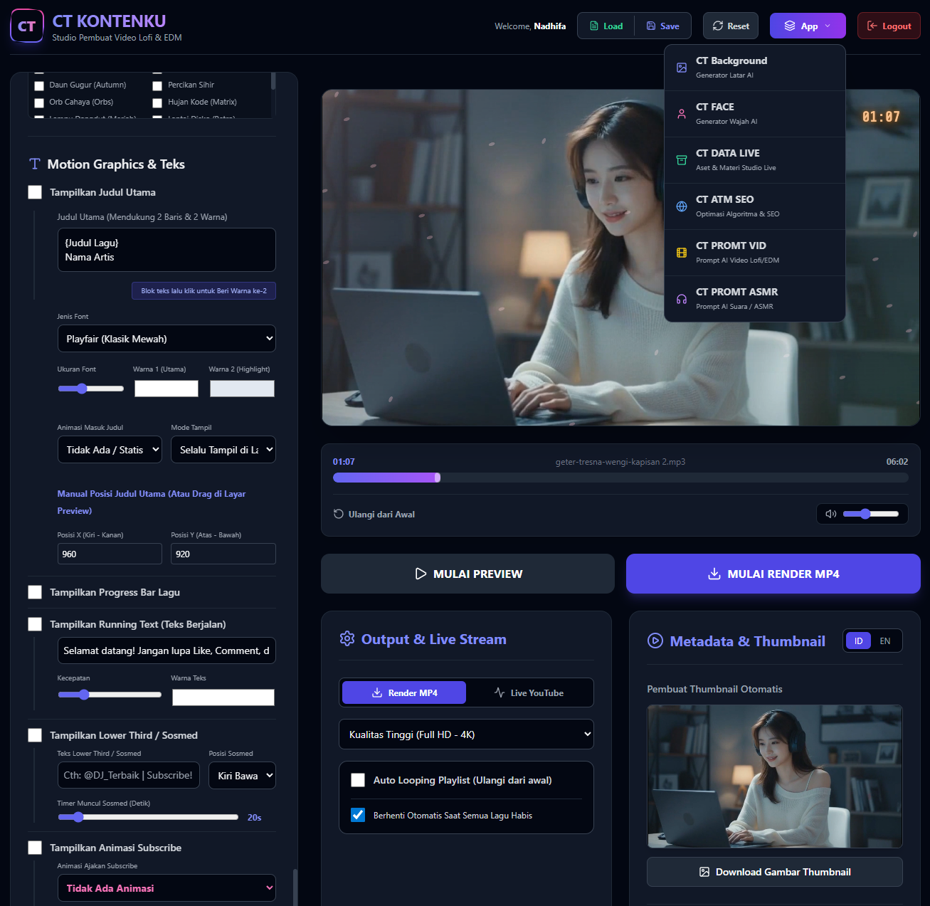 Live Streaming Setup