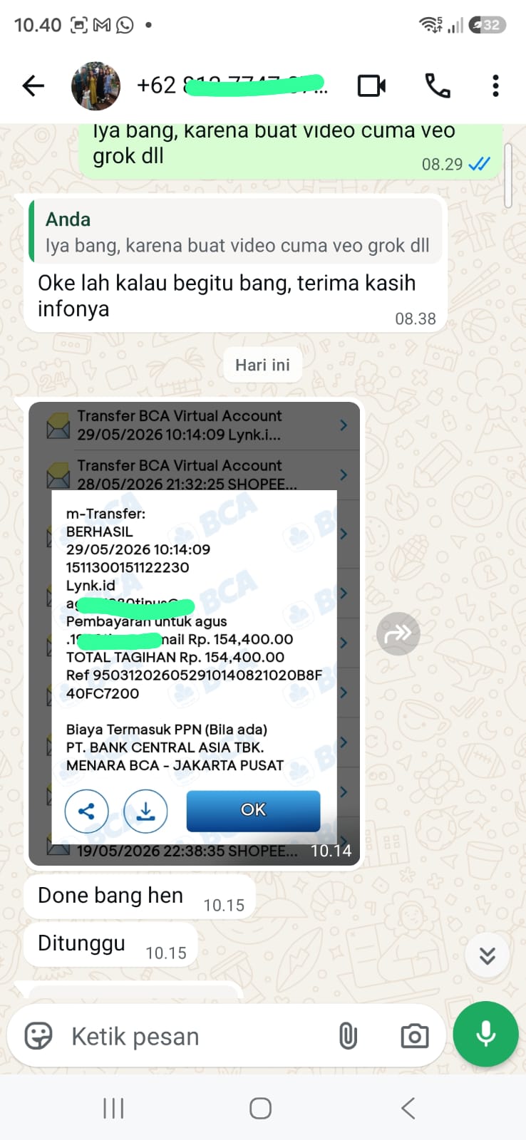 Bukti Transfer 3