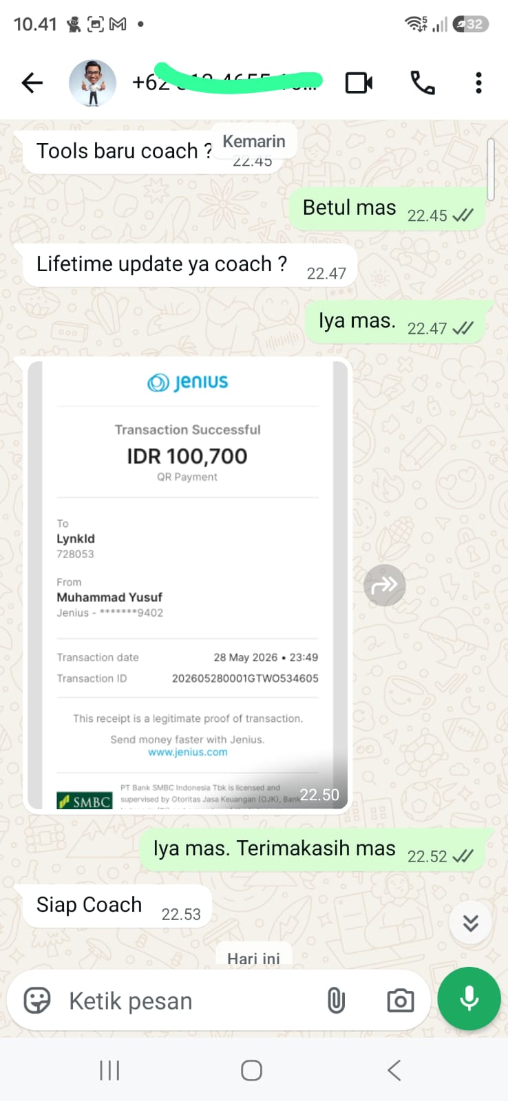 Bukti Transfer 4